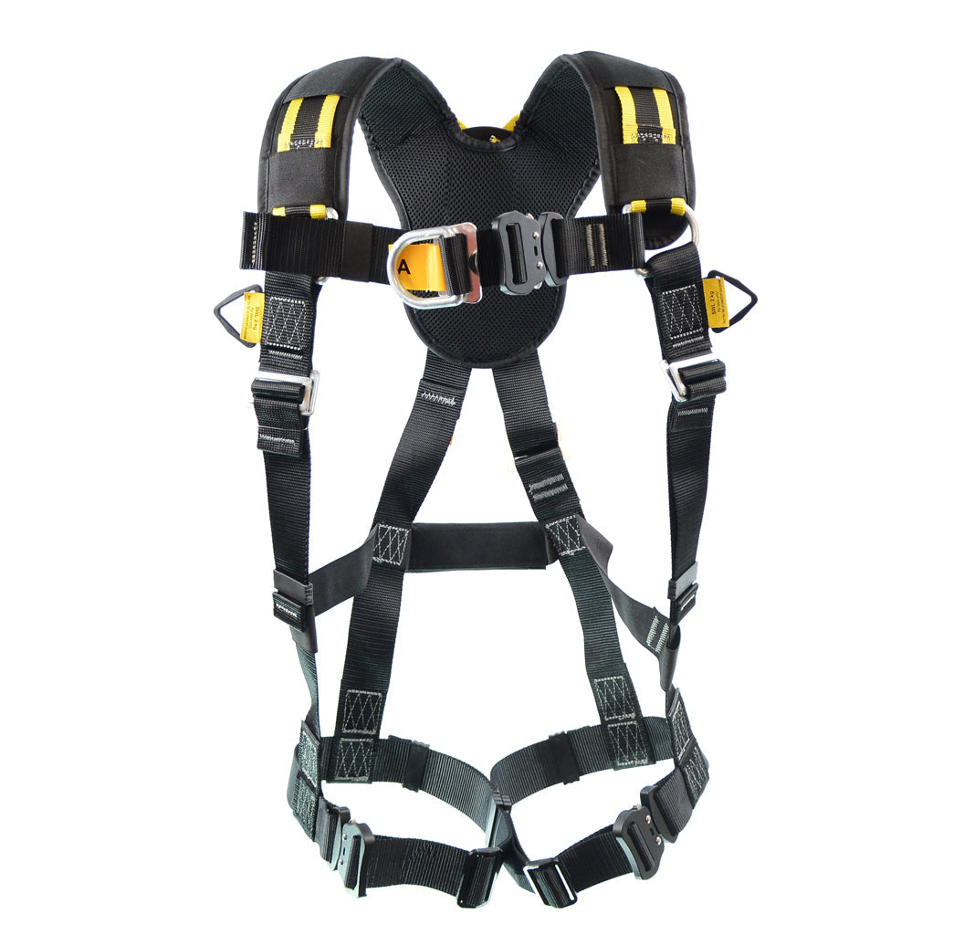 BIGBEN® Deluxe 2-Point Fall Arrest HA Design Harness with elasticated shoulder straps, quick release buckles, fall indicators, comfort pads & integral ID system