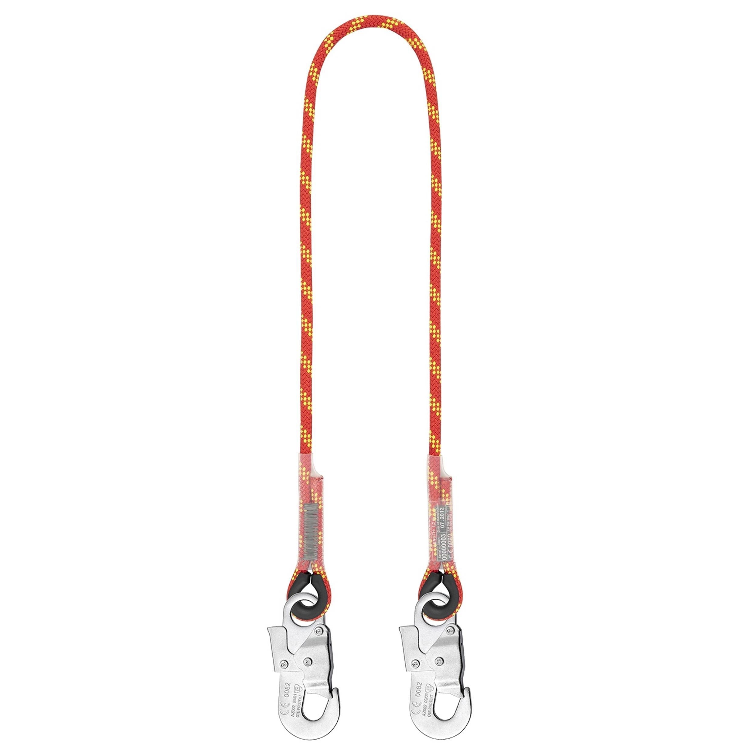 BIGBEN® Braided Rope Fall Restraint Lanyard with 2x Snap Hook