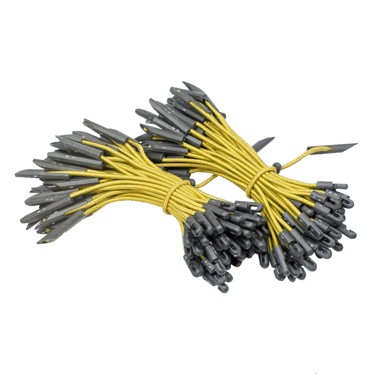 Yellow & Black Bungee Toggle Ties