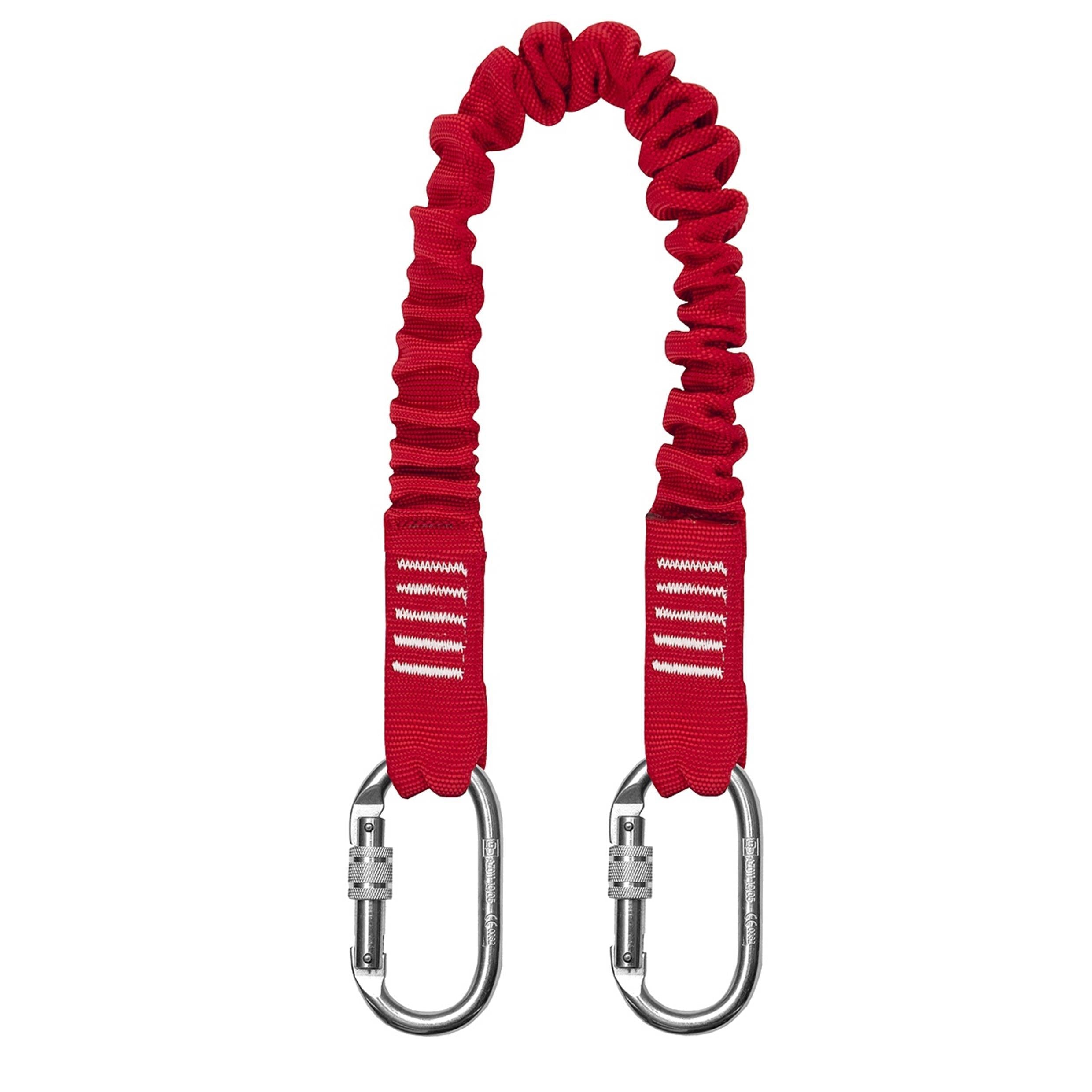 BIGBEN® Elasticated Webbing Fall Restraint Lanyard with two Carabinas
