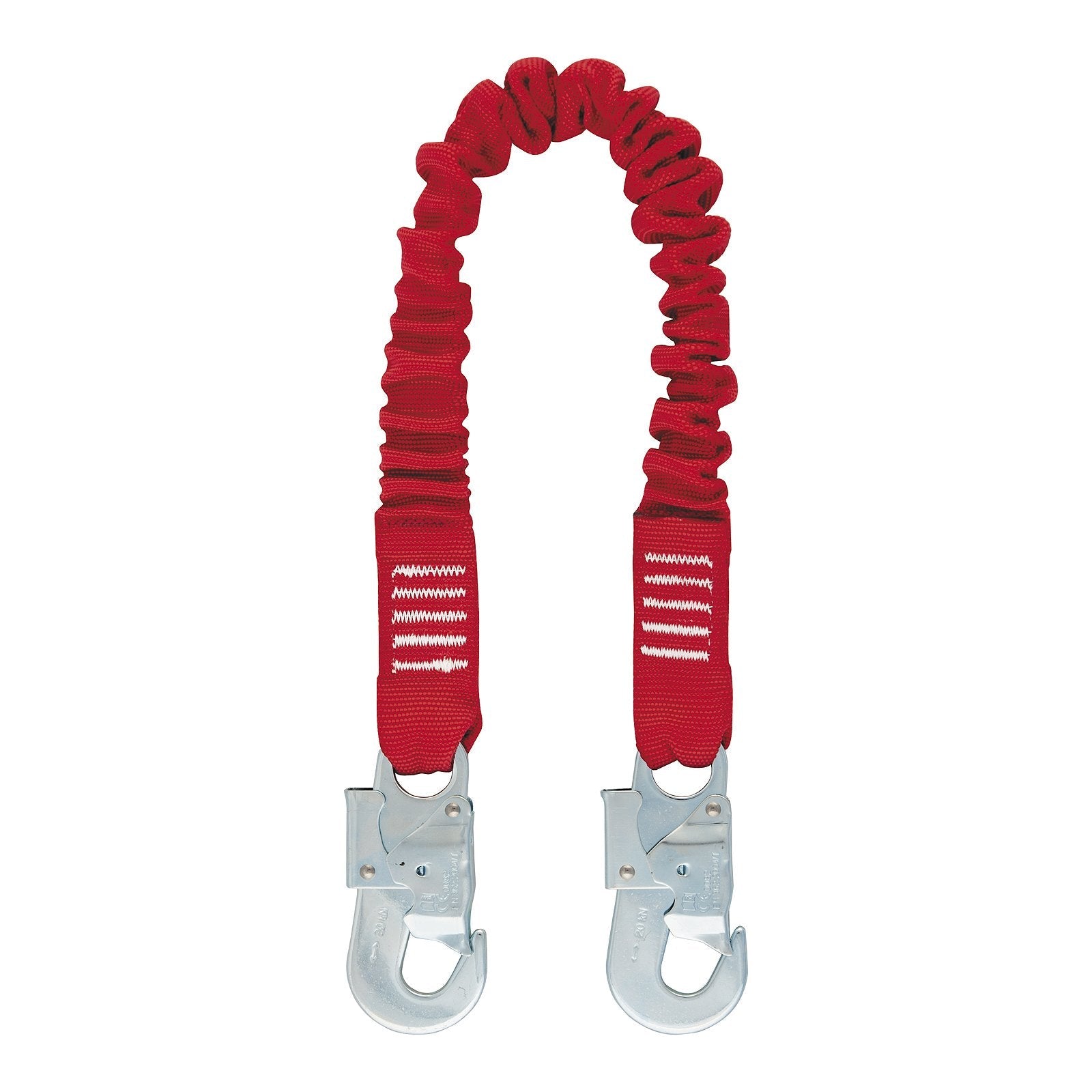 BIGBEN® Elasticated Webbing Fall Restraint Lanyard with 2x Snap Hook