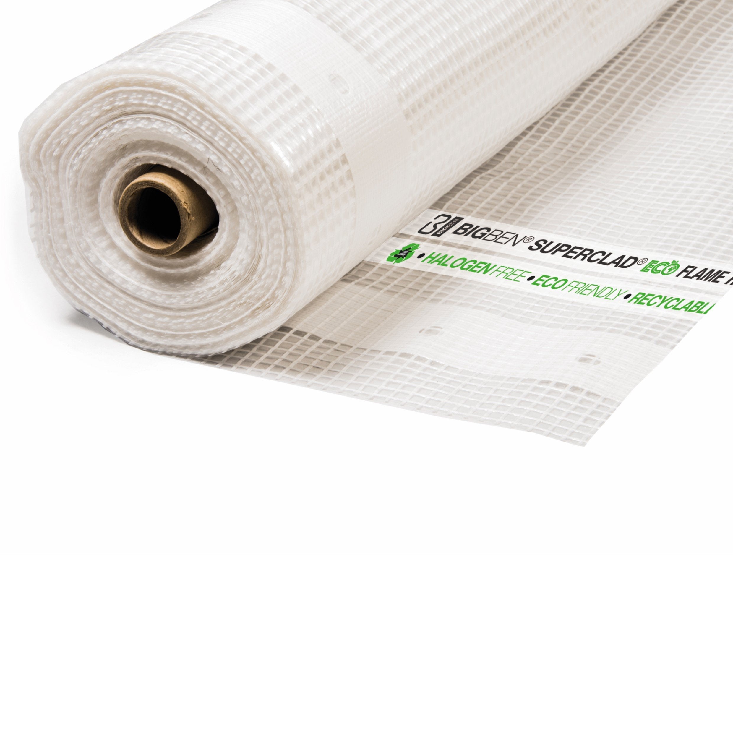 Roll of BIGBEN® Superclad® ECO Flame Retardant Scaffold Sheeting