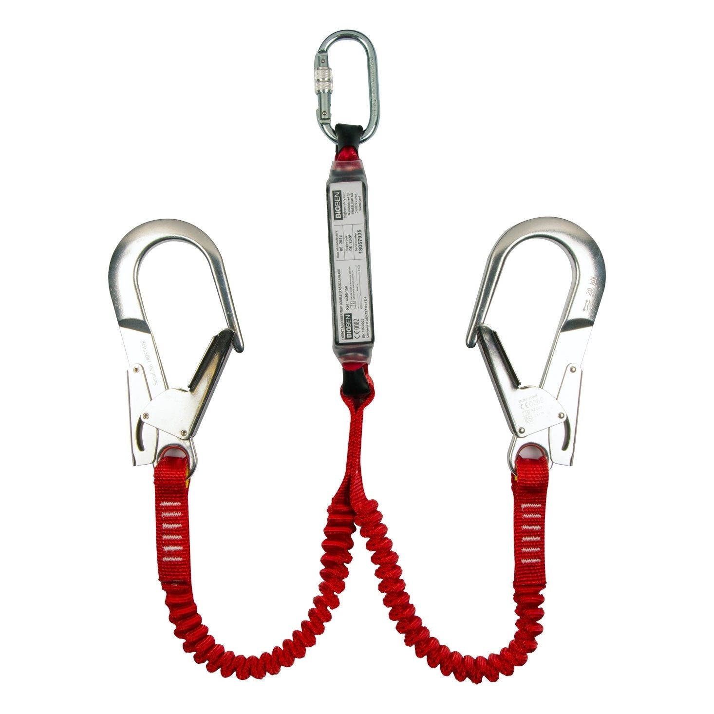 BIGBEN® Twin Tailed Elasticated Fall Arrest Lanyard