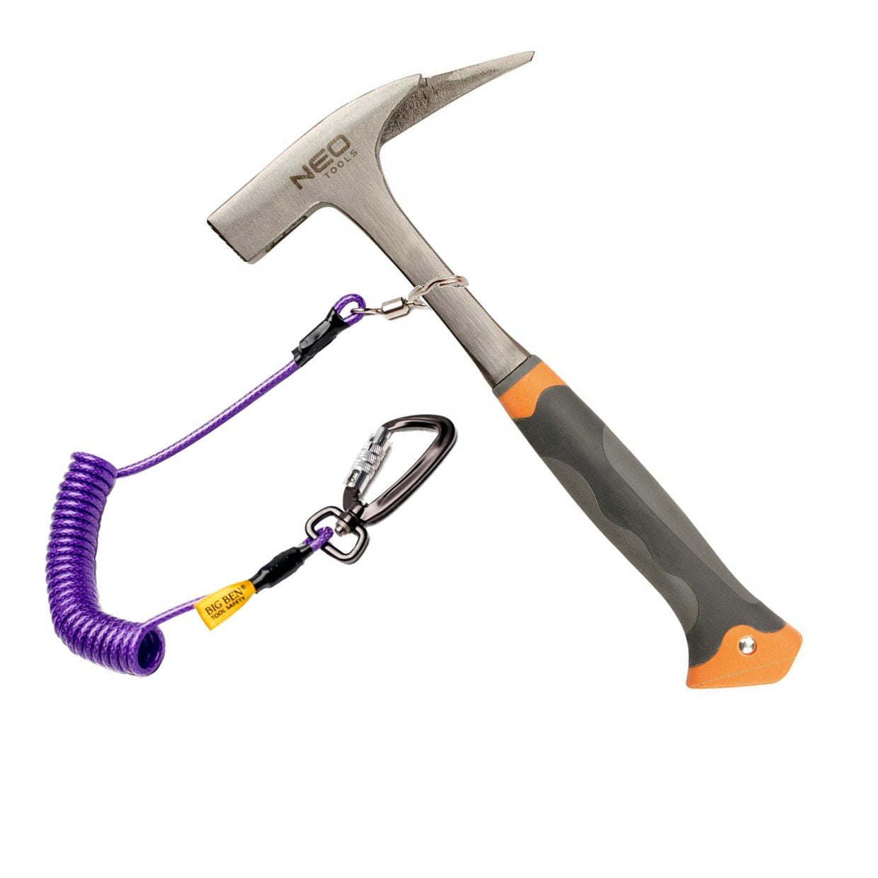 Roofing Pick Hammer with BIGBEN Tool Safety Rope