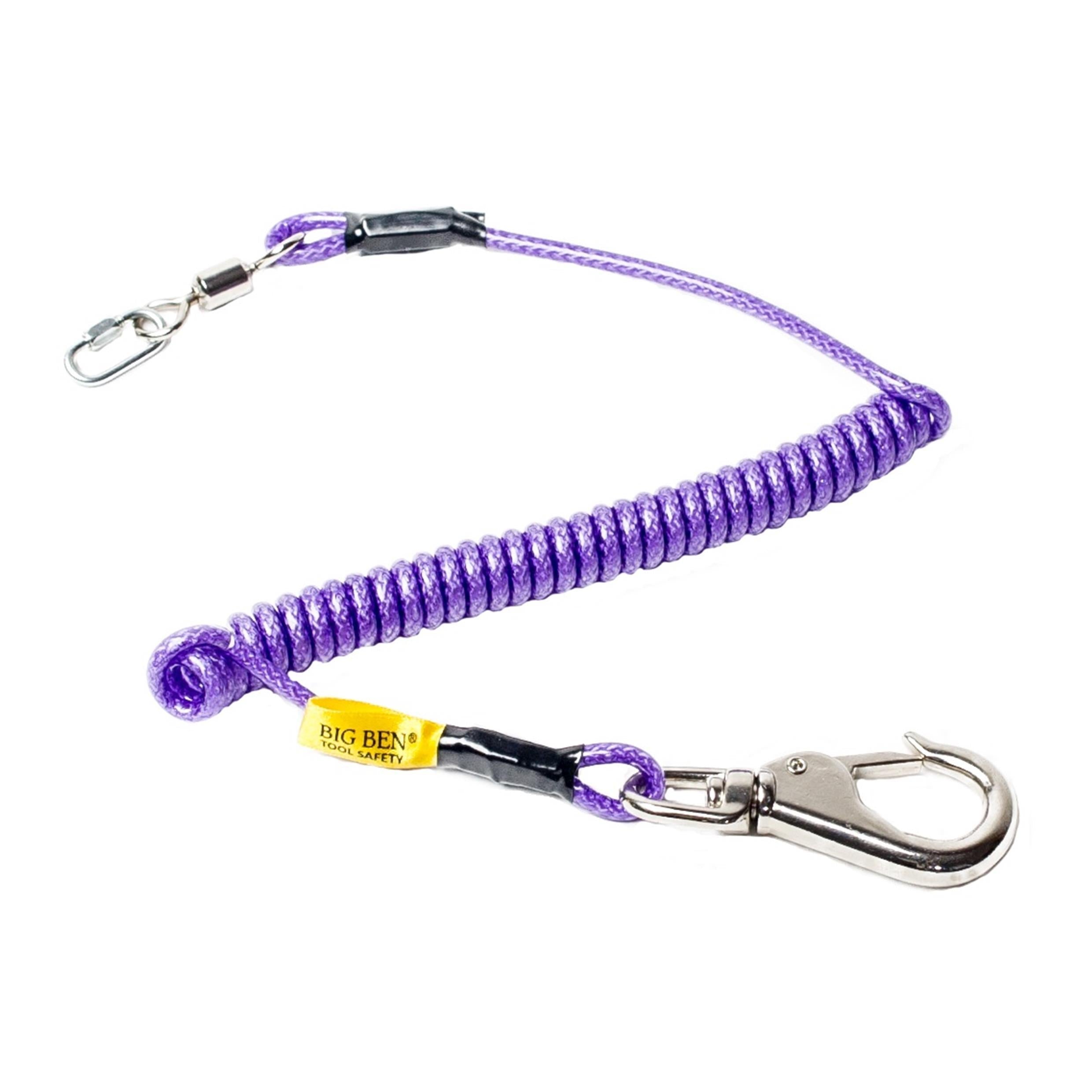 BIGBEN® Tool Tether for Working at Height features Spring Hook and Extra Heavy-Duty Swivel