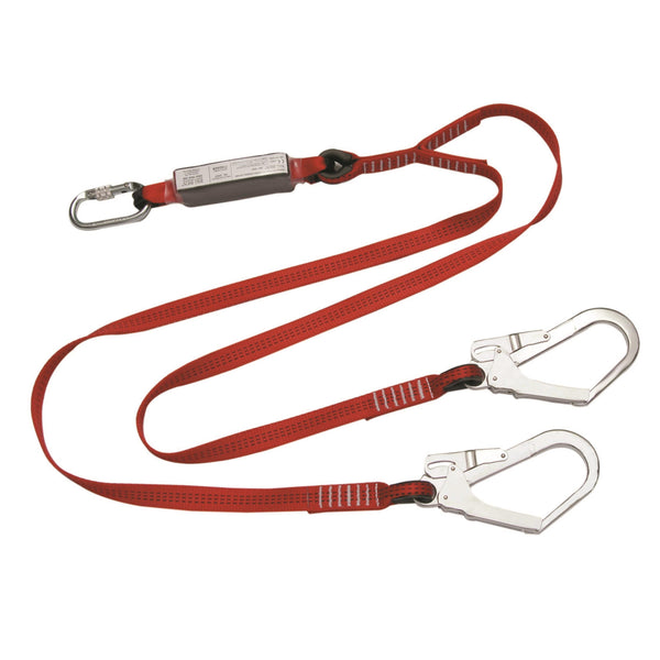 BIGBEN® Twin Tailed Webbing Fall Arrest Lanyard – bigbensafety